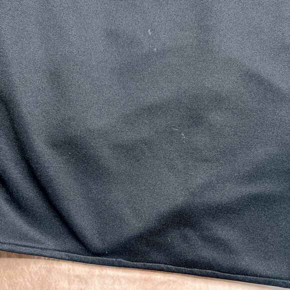 Vintage 70s Floral Embroidered Polyester Western Shirt Black Pearl Snap Cowboy - Picture 6 of 7